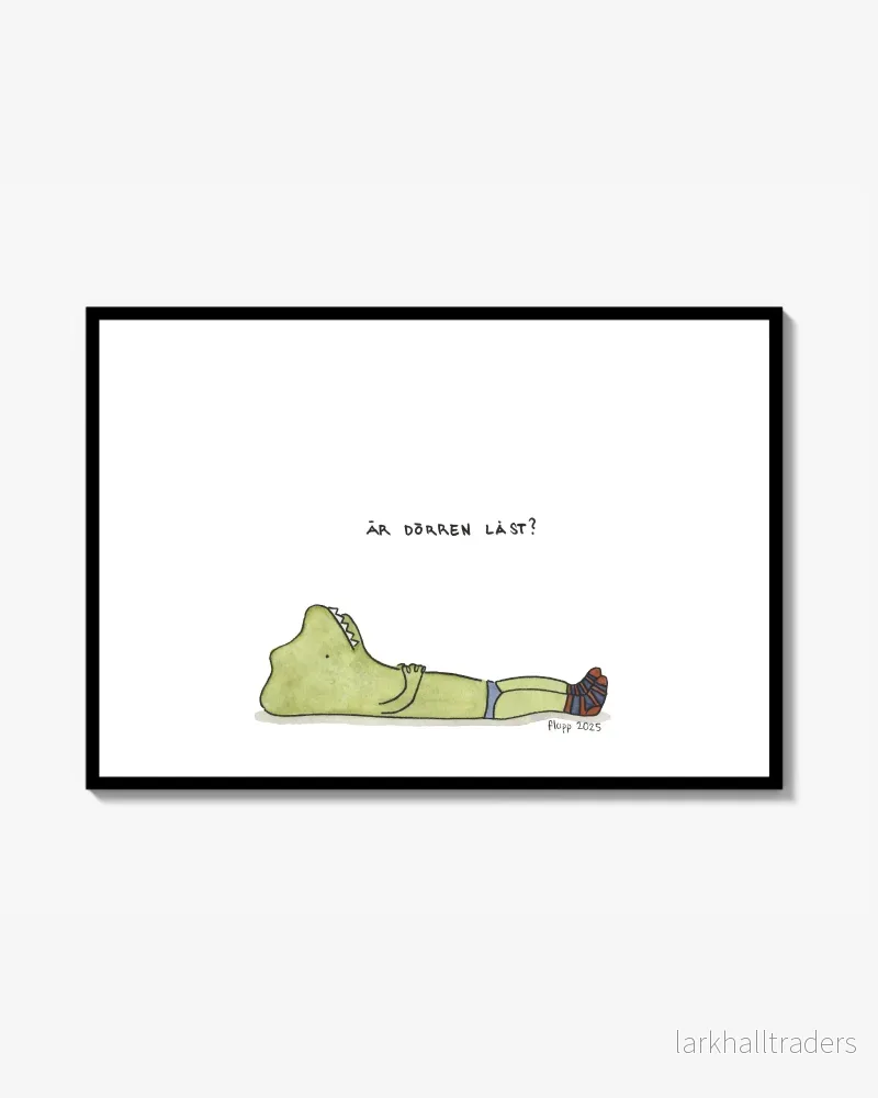 Är dörren låst? – Poster Är dörren låst? – Poster