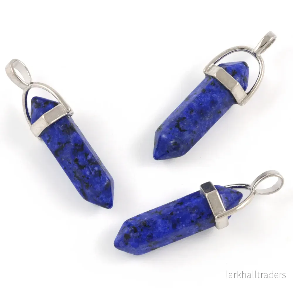 Berlock, bullet av lapis lazuli, 32mm, 1st - Bild 2
