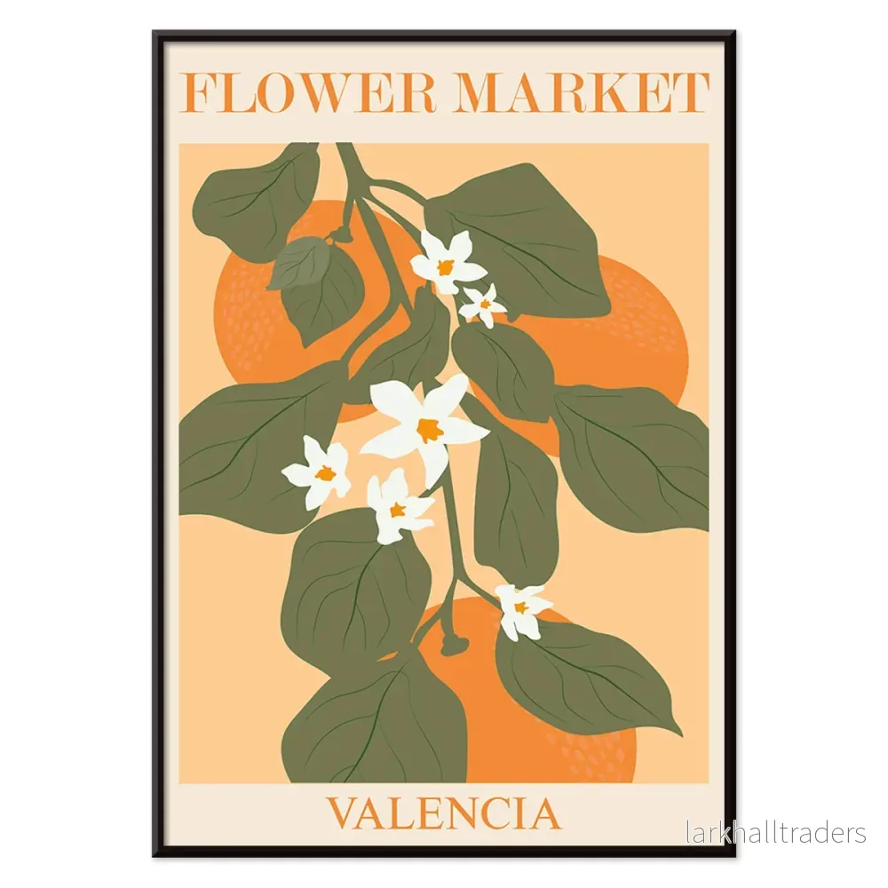 Blommarknad Valencia Poster - Bild 2
