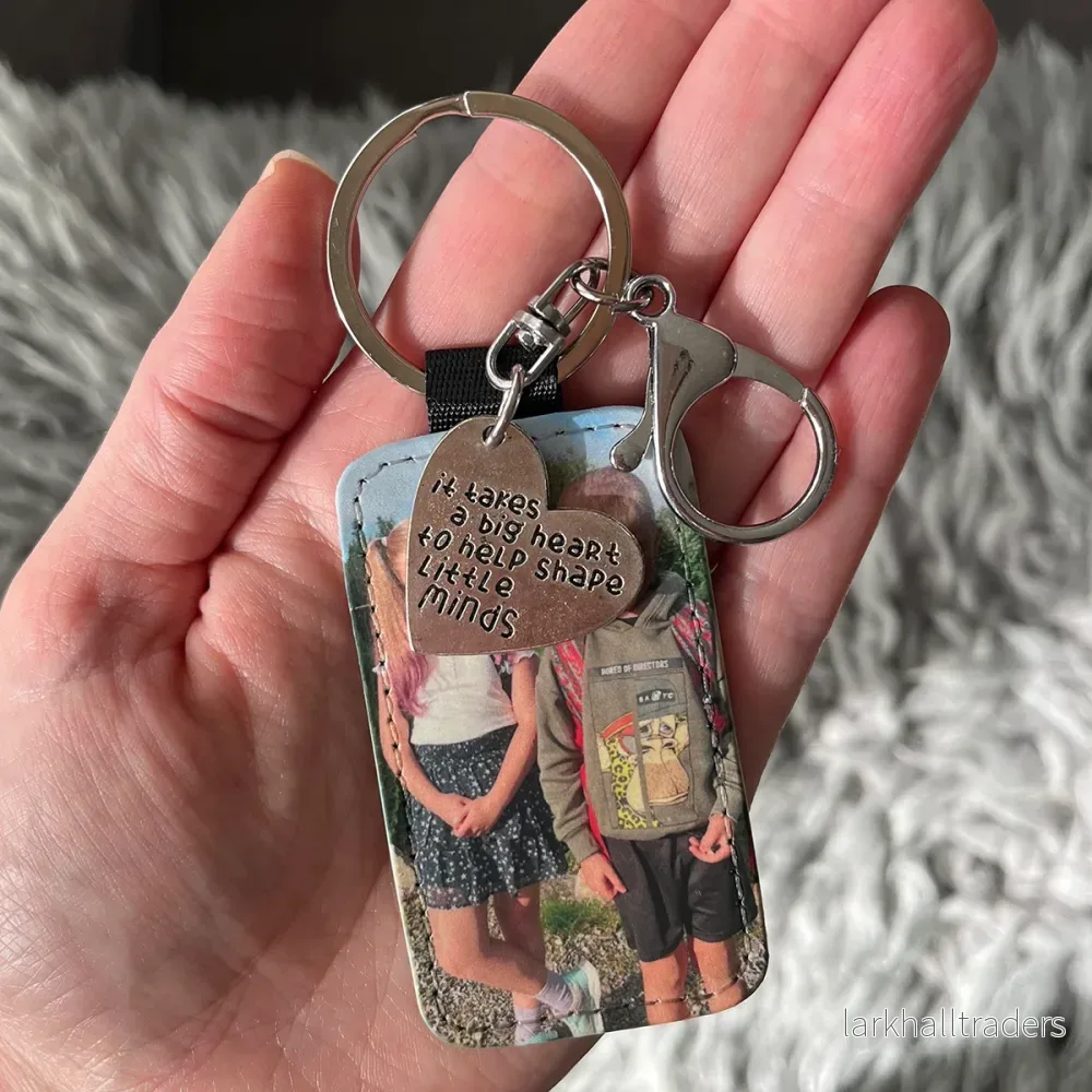 Berlock, hjärta "it takes a big heart...", antiksilver, 29x27mm, 2st - Bild 3
