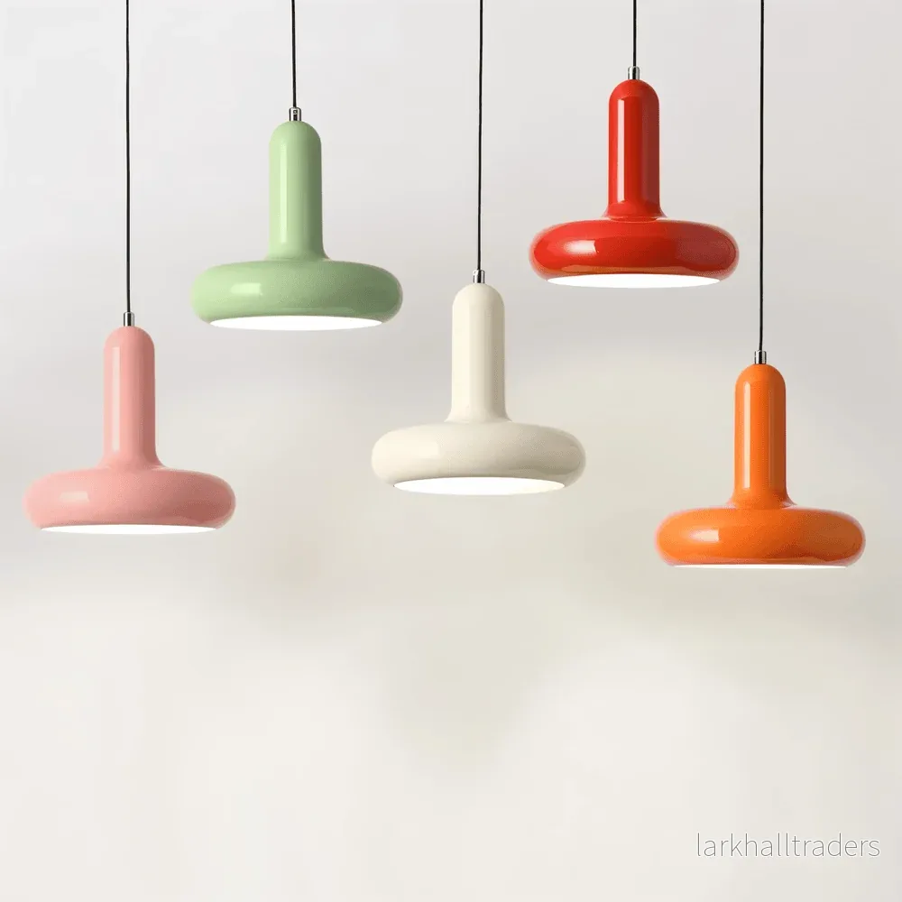RetroPop – Färgstark Bauhaus Taklampa i Macaron-stil - Bild 2