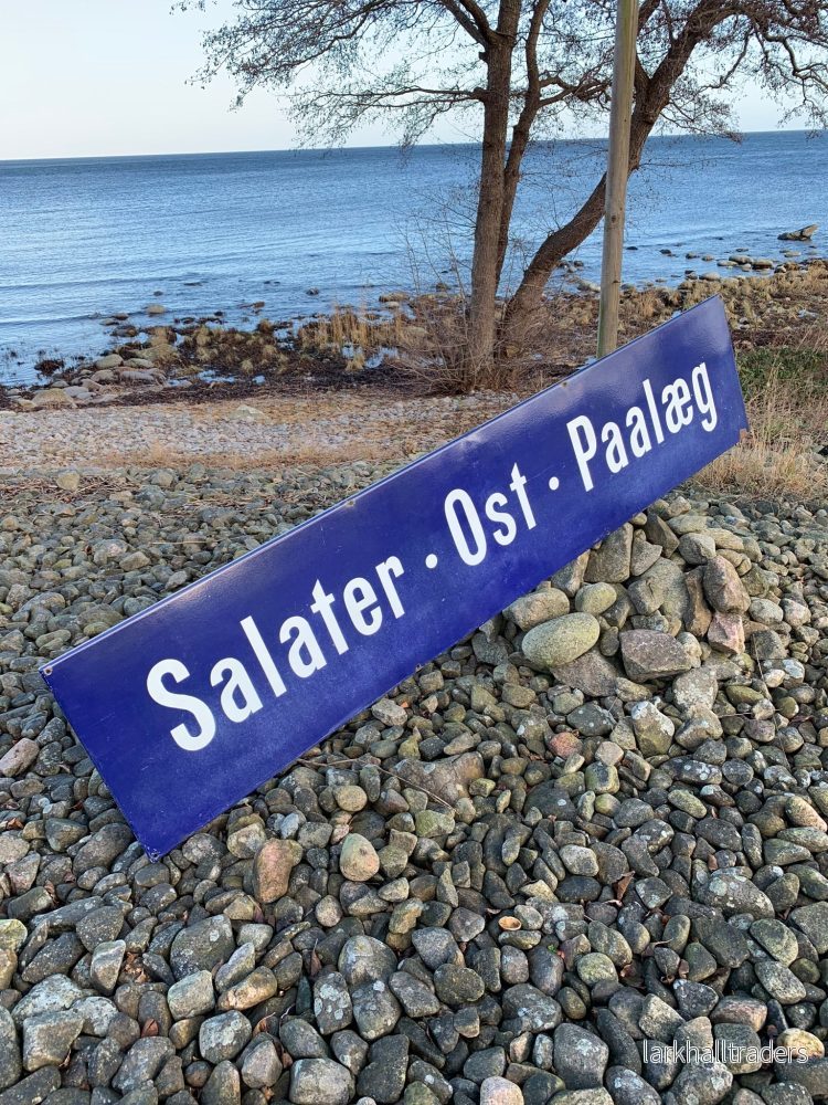 Sallader - Ost - Pålägg emaljskylt - Bild 2