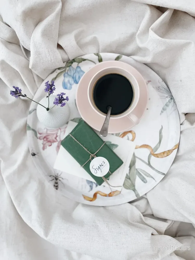Amalia Bouquet rund bricka