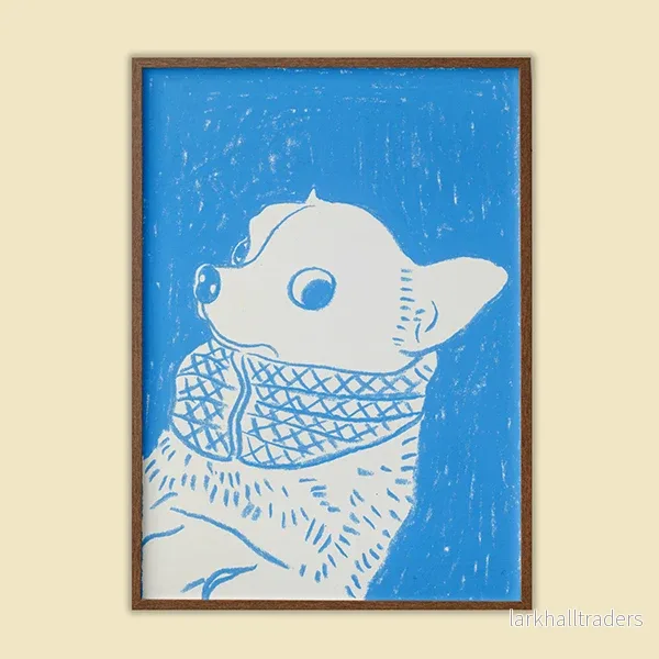 Cute chihuahua pet Original teckning Cute chihuahua pet Original teckning