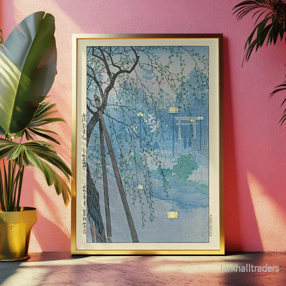 Kanten vid Shinobazu Poster - Bild 3