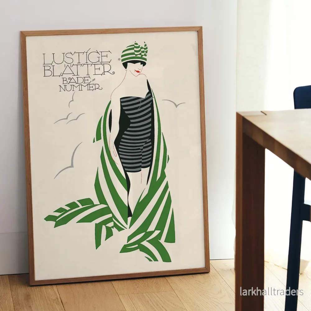 Lustige Blätter Badenummer Poster - Bild 3