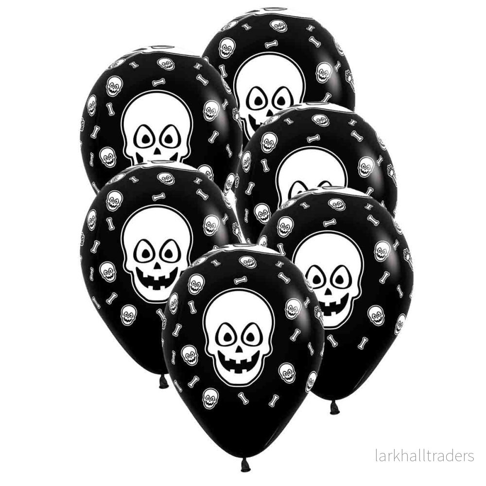 Ballonger, skelett 30 cm 6 st Ballonger, skelett 30 cm 6 st