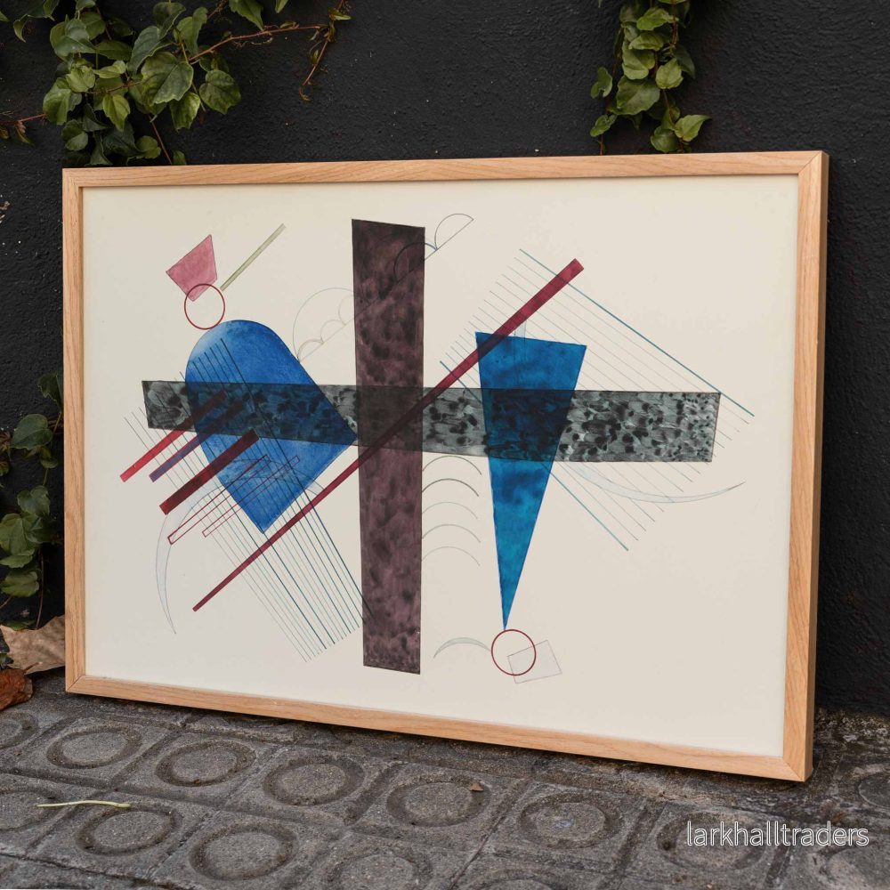 Blau in Rund und Spitz Poster Blau in Rund und Spitz Poster