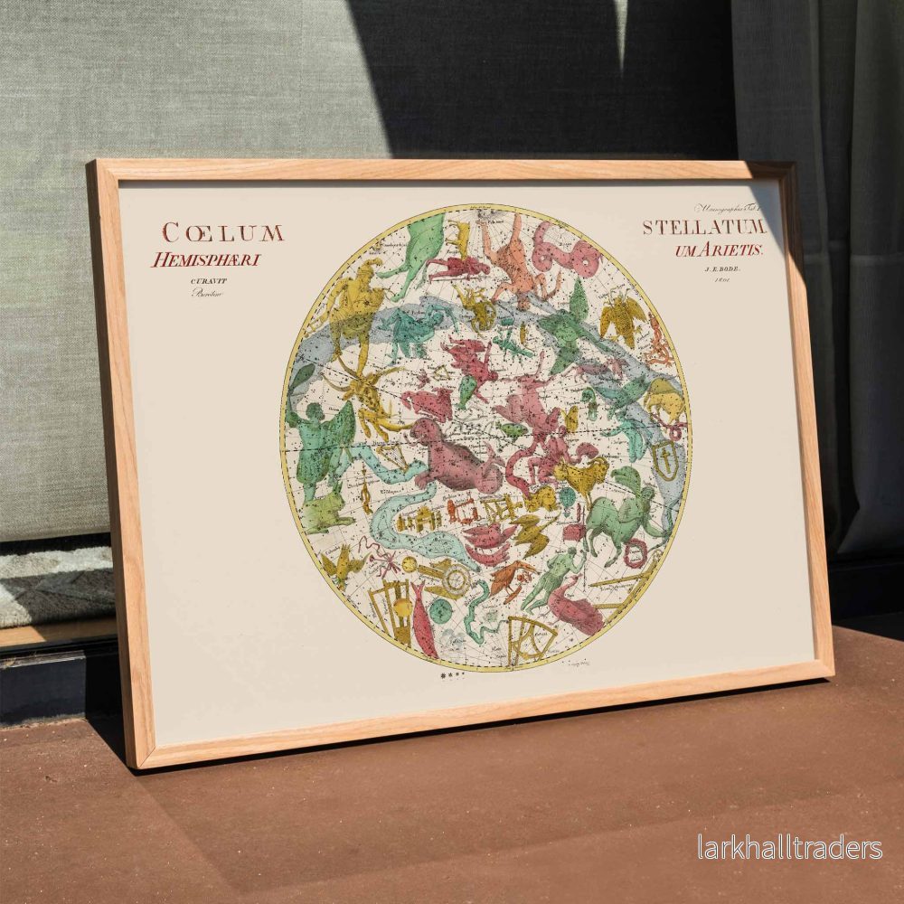Coelum Stellatum Hemisphaerium Arietis Poster Coelum Stellatum Hemisphaerium Arietis Poster