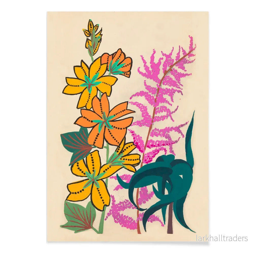 Grenar och blad Poster - Bild 2