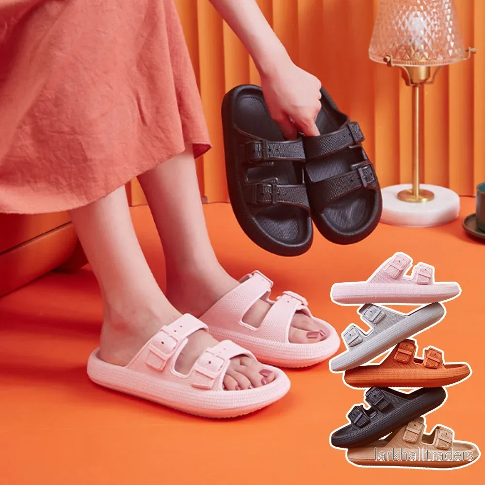 Tofflor med Spänne – Stilfulla & Mjuka för Dam/Herr – flera färger (känd som Happy Flops) Tofflor med Spänne – Stilfulla & Mjuka för Dam/Herr – flera färger (känd som Happy Flops)