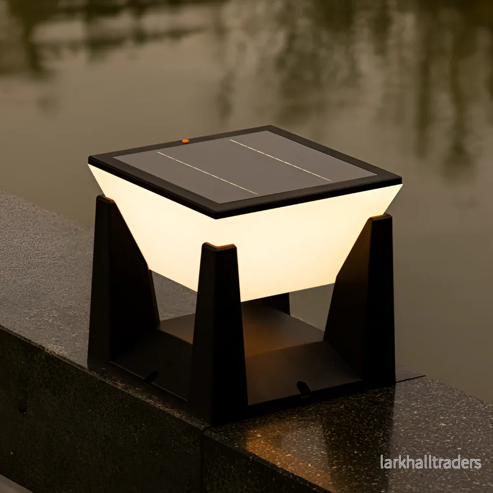 QuadreGlow – Fyrkantig Solcellsdriven Trädgårdslampa (IP65) - Bild 3