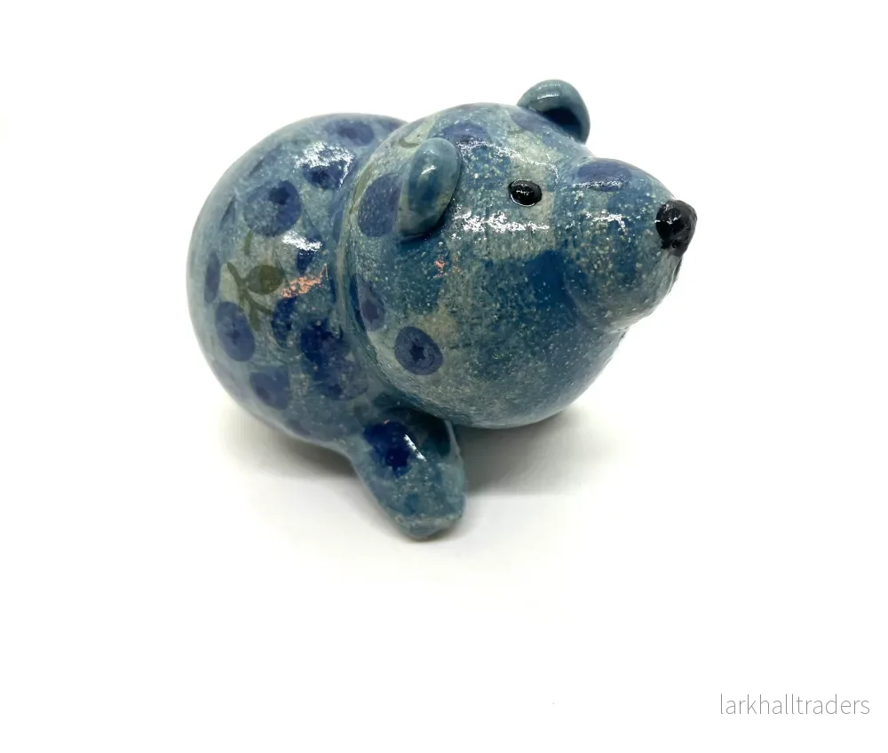 Keramisk björn skulptur - Oscar