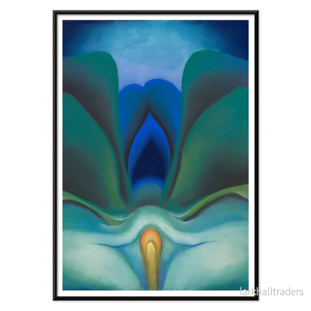 Blå blomma Poster - Bild 2