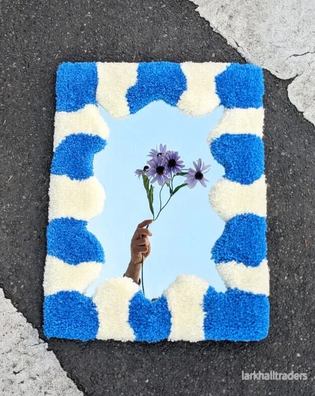 Salvia grön Tuftad Spegel