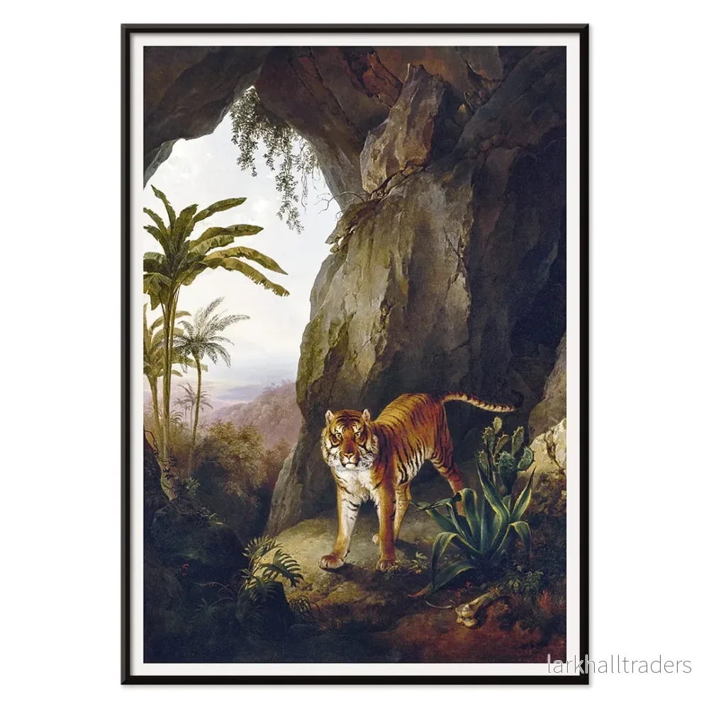Tiger i en grotta Poster - Bild 2