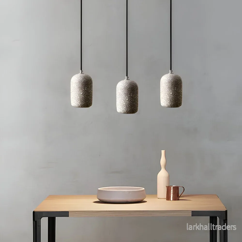 Cemlume – Industriell Taklampa i Cement och Glas - Bild 2