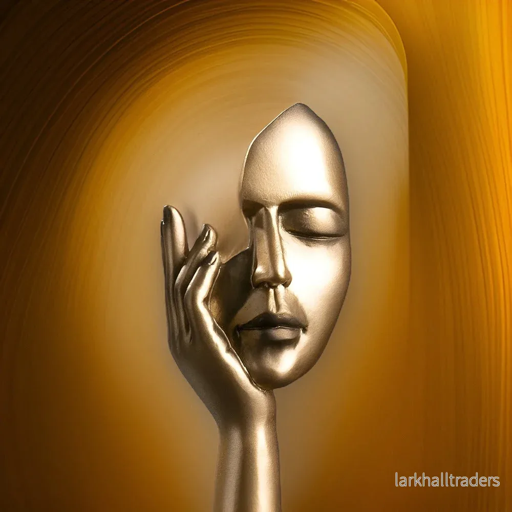 ThinkForm Skulptur – Abstrakt Modern Dekorationsfigur i Harts - Bild 2