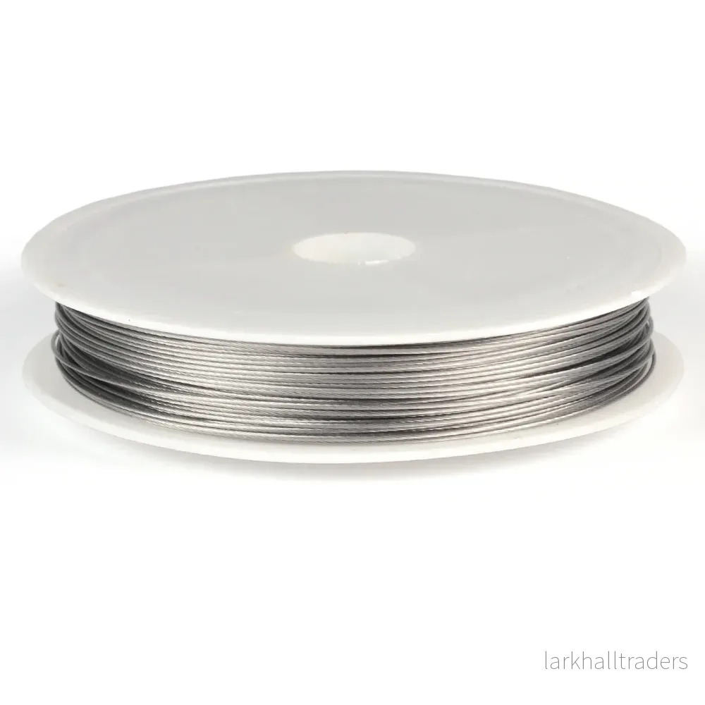 Smyckeswire, silver, 0,6mm, 22m