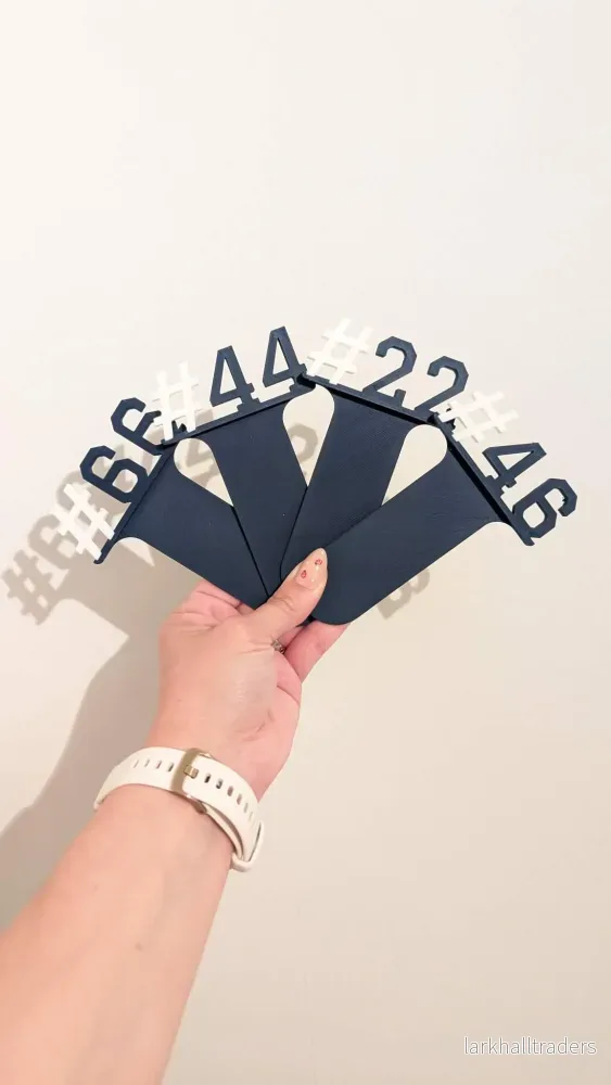 Bokmärke – Tröjnummer 4-pack Bokmärke – Tröjnummer 4-pack