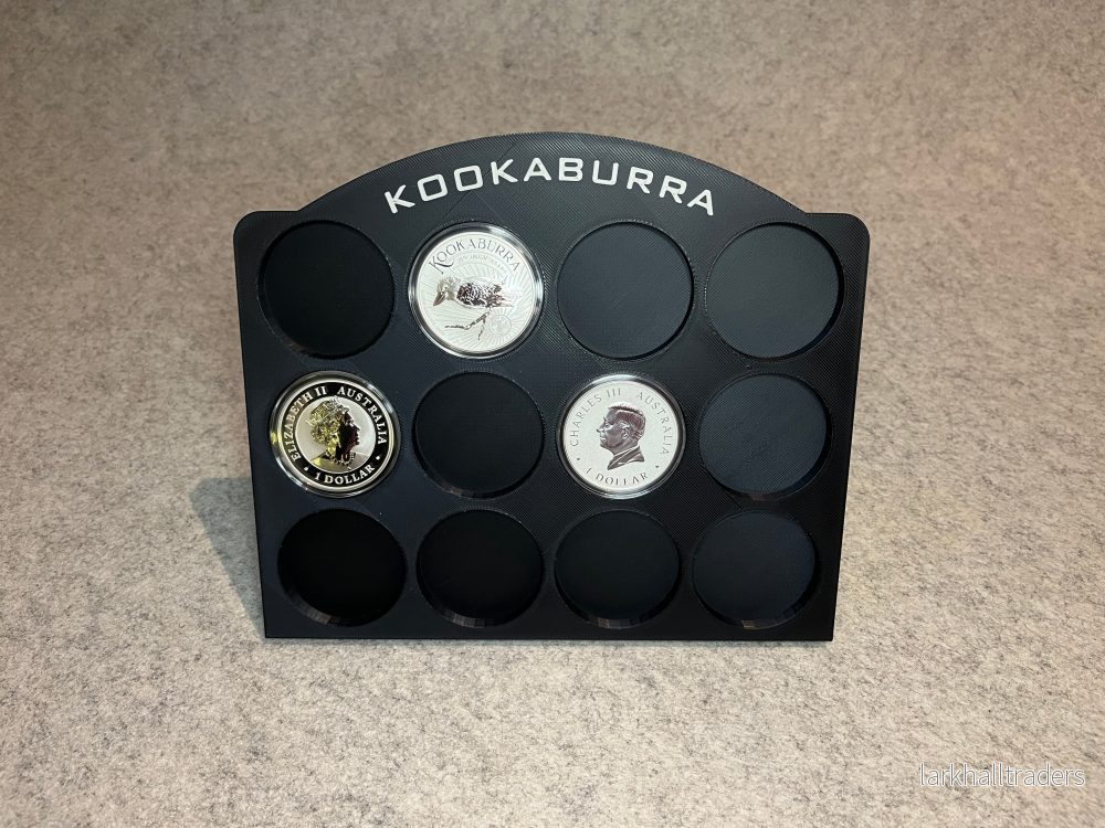 Displayställ för 12 st 1 oz Australian Kookaburra-silvermynt - Bild 2