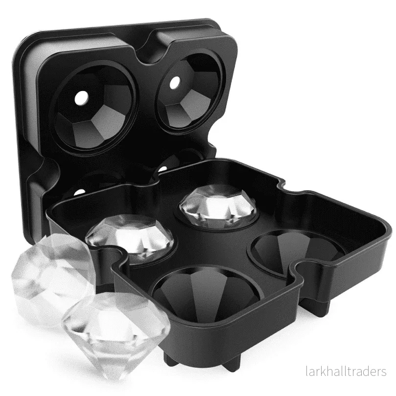 Isbitsbricka i silikon – modell Diamond