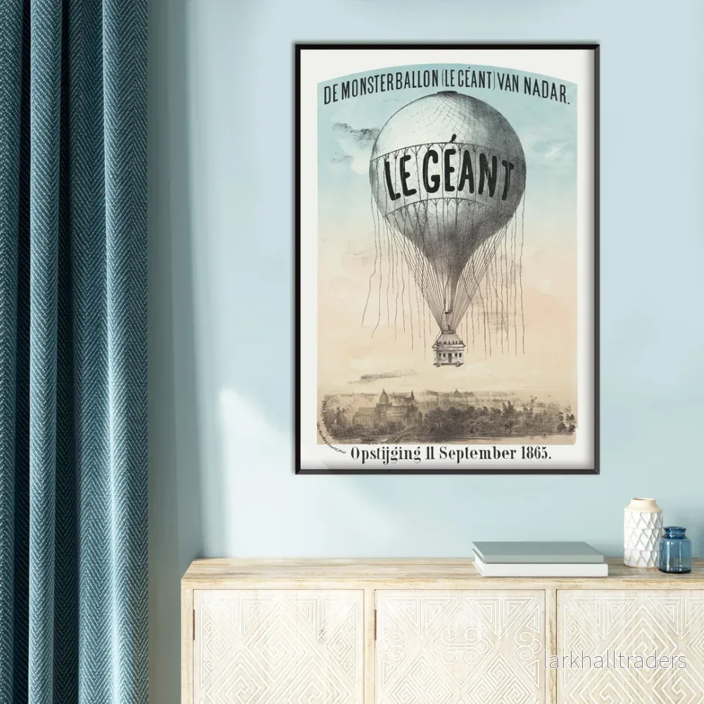Den stora ballongen Poster