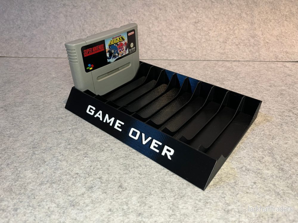 Spelställ för 10 SNES-spel – GAME OVER