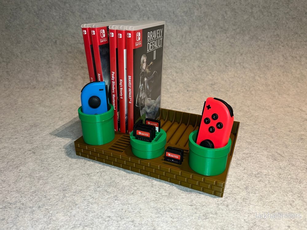 Super Mario spelstation för Nintendo Switch – Joy-Con-hållare & spelställ Super Mario spelstation för Nintendo Switch – Joy-Con-hållare & spelställ