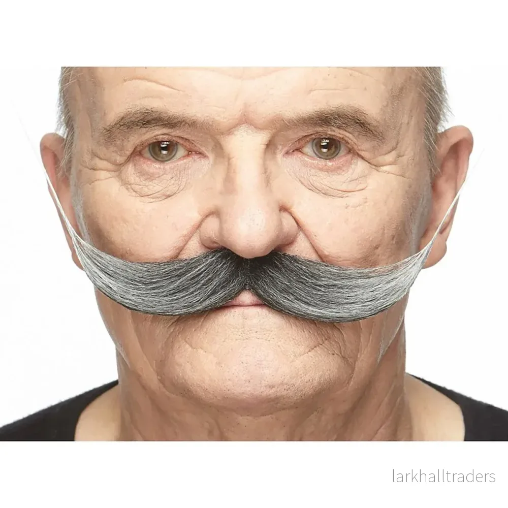 Mustasch, maestro svart/vit Mustasch, maestro svart/vit