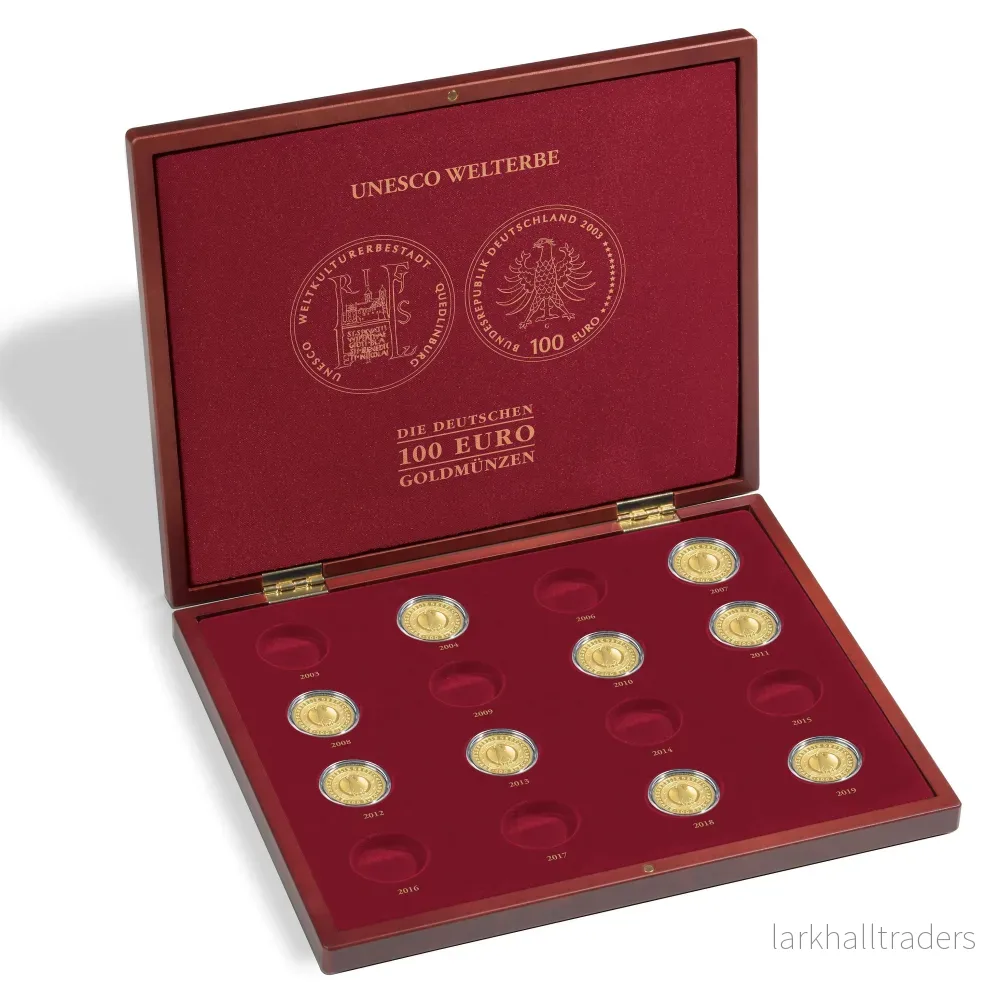 Volterra Uno - Presentationsetui för 16 x 100 Euro guld 'UNESCO' i originalkapslar - Bild 2