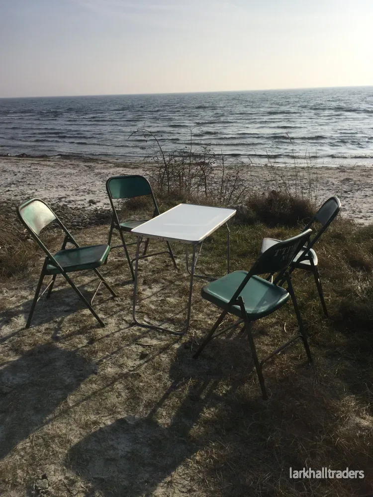 Fint gammalt fällbord - Bild 3