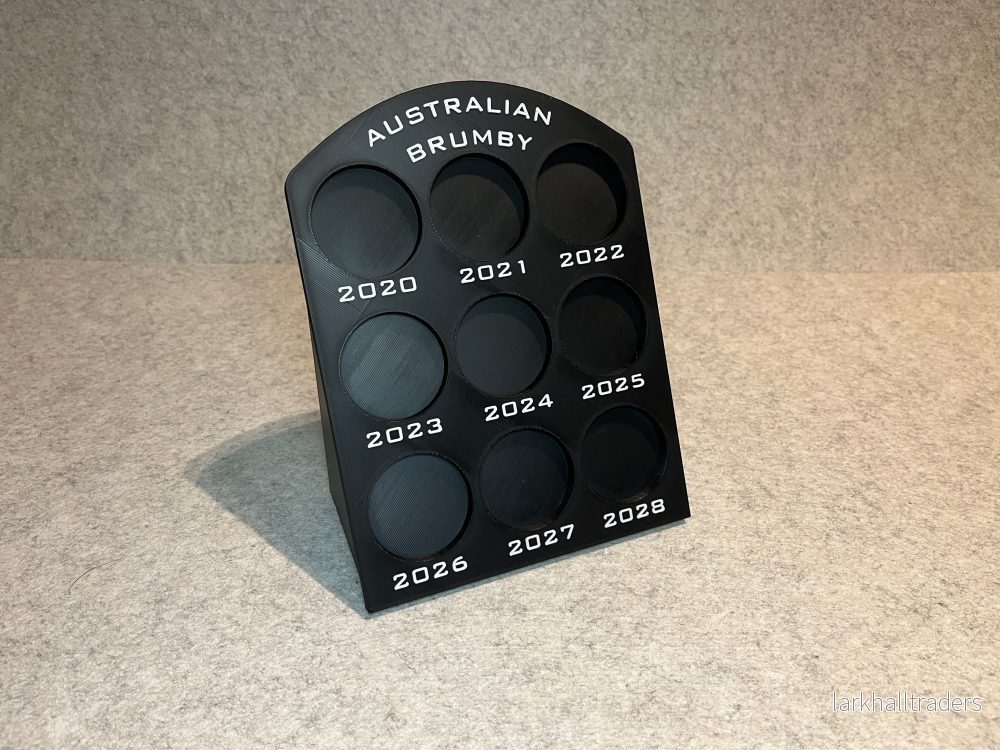 Displayställ för 9x 1 oz silvermynt – Australian Brumby - Bild 2