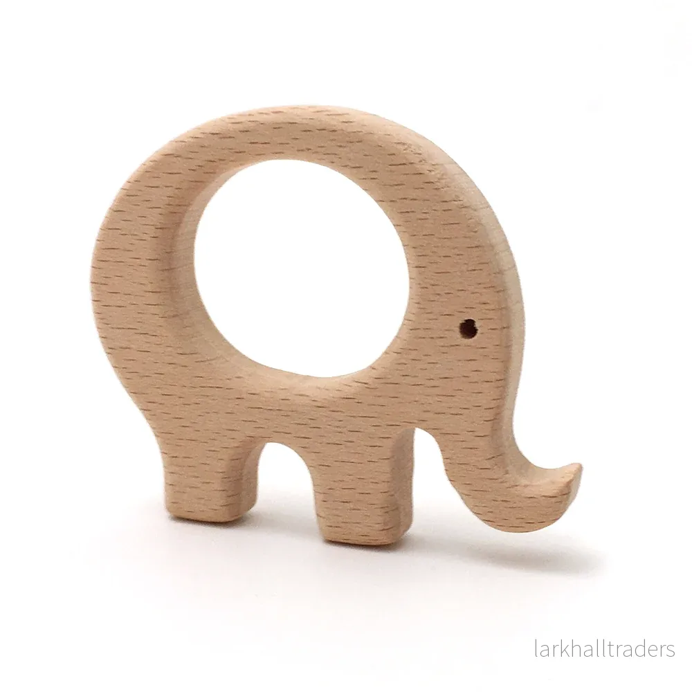 Naturlig träfigur, elefant Naturlig träfigur, elefant