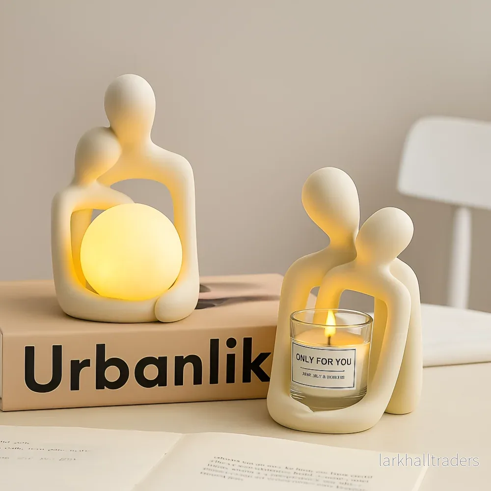 HarmoniPar Skulptur – Elegant Omfamnande Figur i Modern Design - Bild 2