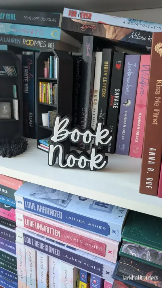 Skylt - Book Nook Kursiv - Bild 2