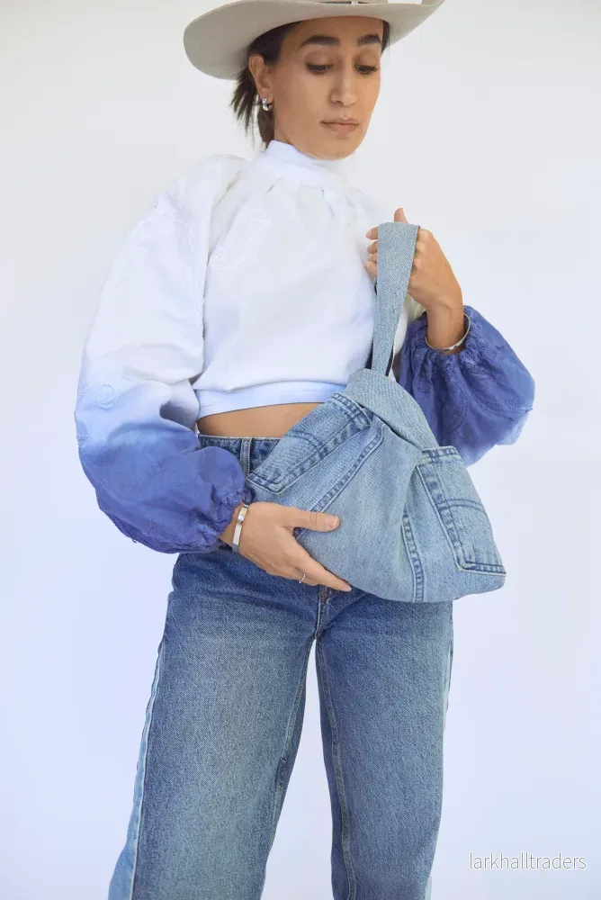 Vintage jeans Väska - Bild 2