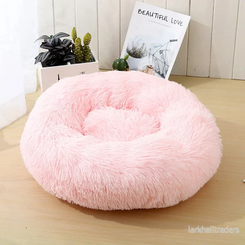 Mjuk och lugnande munk kattkudde (svart, beige, grå, mörkgrå eller rosa) - Bild 2