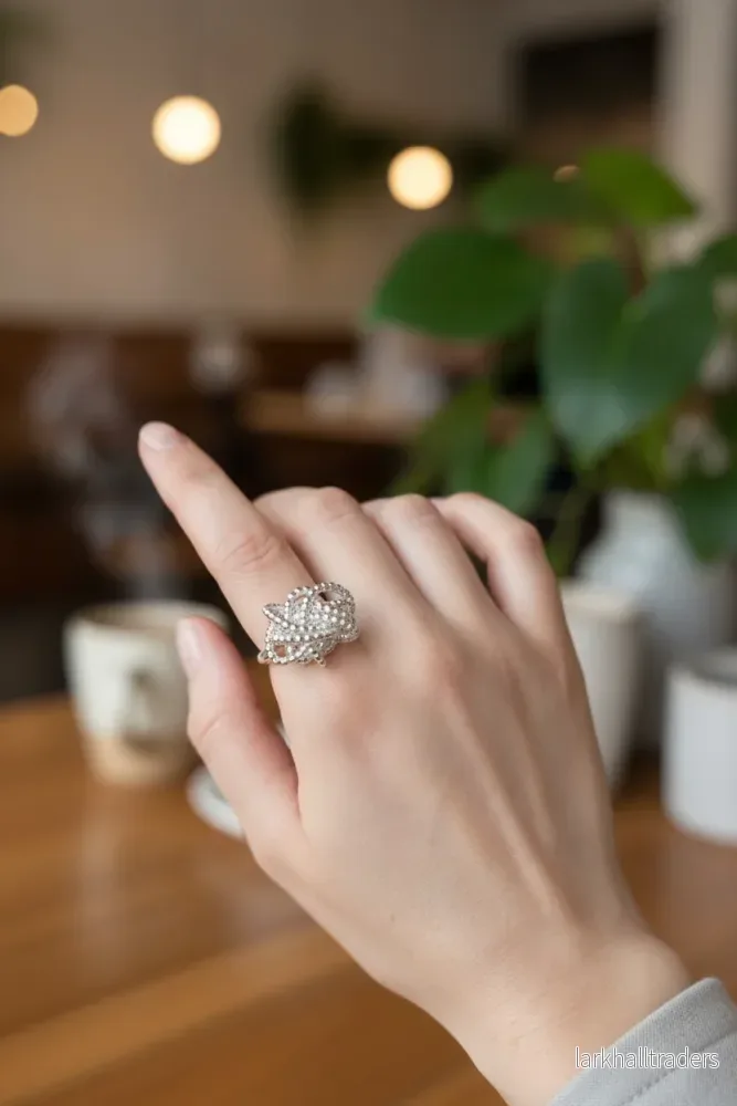 Lotta ring - handgjord silverring - Bild 3