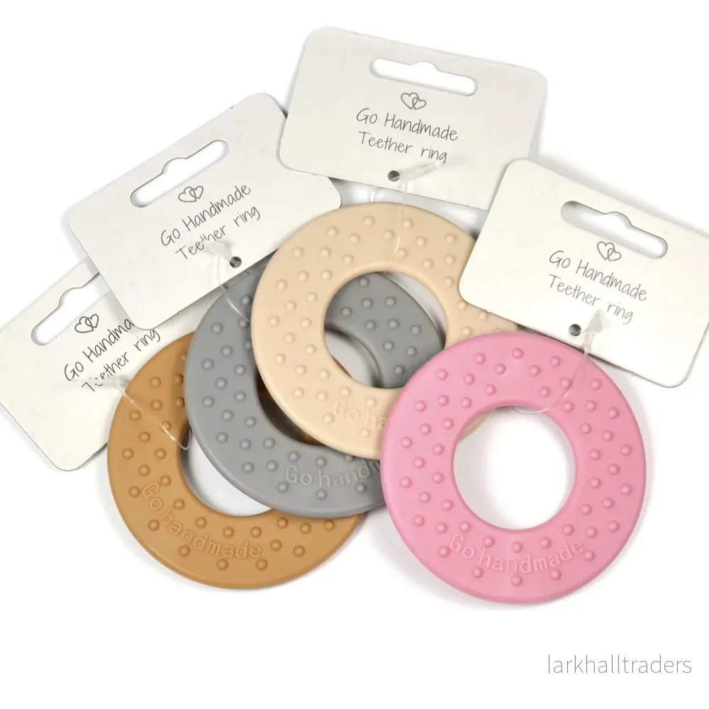 Go Handmade – Mjuk TPE bitring, rund, 75mm Go Handmade – Mjuk TPE bitring, rund, 75mm