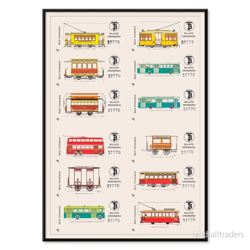 Barcelona bussbiljetter Poster - Bild 2