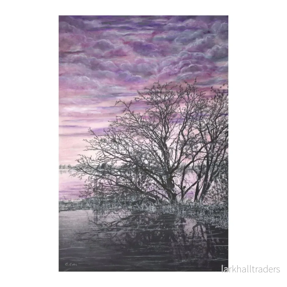 Landscape in purple (Landscape), Konstkvalitets Poster - Bild 2
