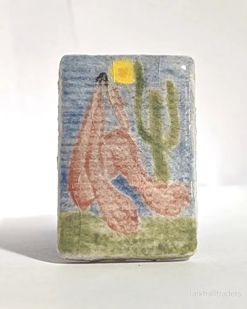 Abaporu by Tarsila do Amaral - Keramisk Halsbandsberlock Hänge