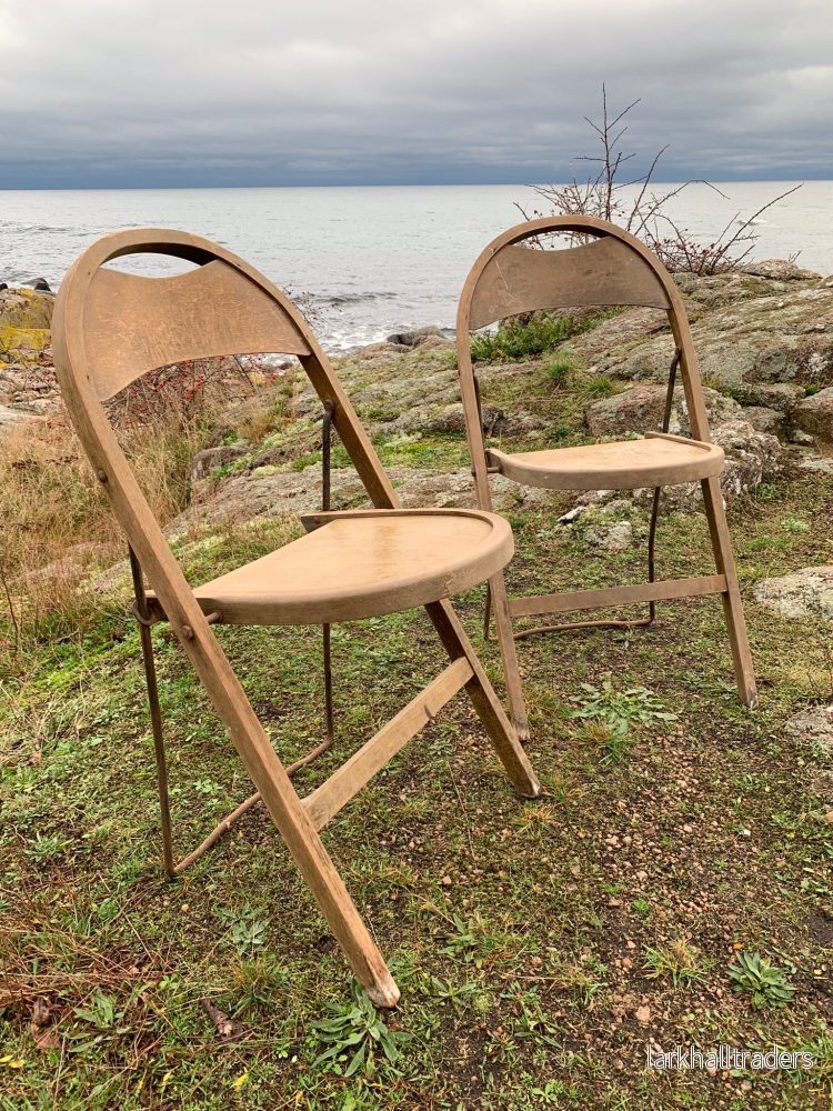 Vacker och rå hopfällbar stol - säljs styckvis (priset är per styck) - Bild 2
