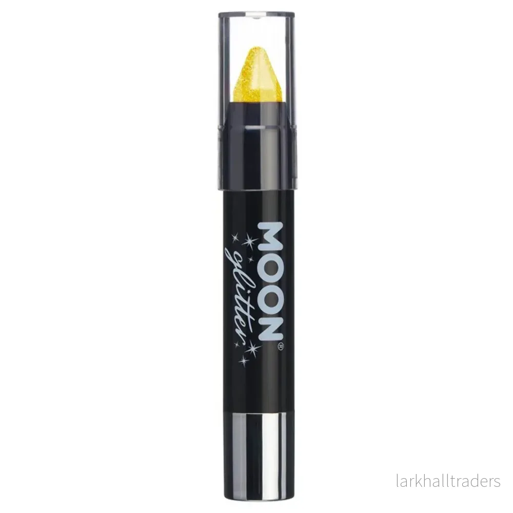 Moon Glitter Iridescent Body Crayons, yellow 3,5 g Moon Glitter Iridescent Body Crayons, yellow 3,5 g