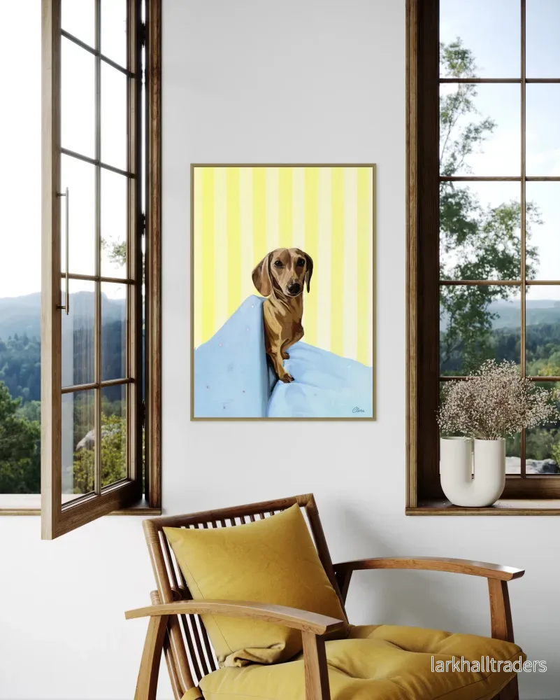 Happy Dachshund Fine Art Print - Bild 3