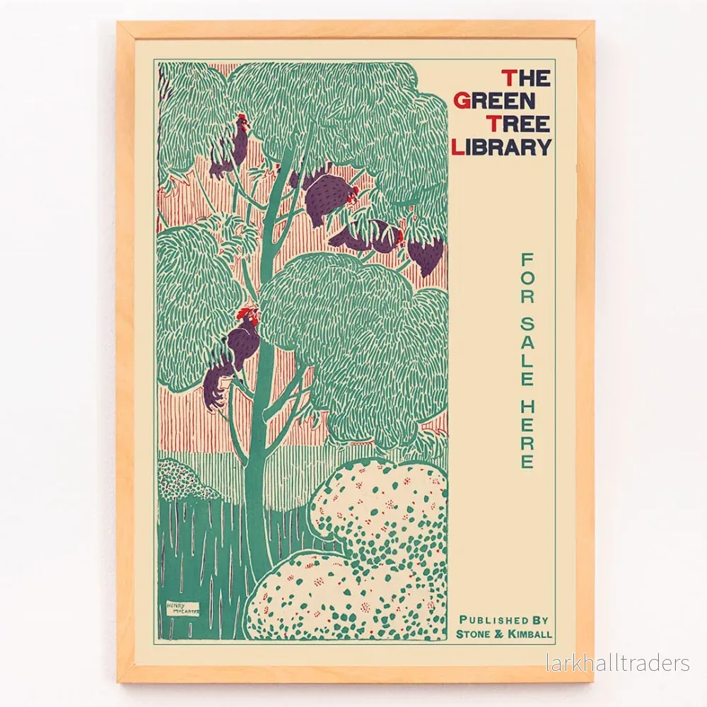 Det gröna trädets bibliotek Poster - Bild 3
