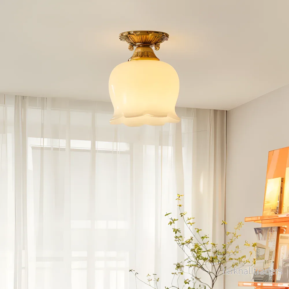 BloomAura – Dekorativ Vintage Blomformad LED-Taklampa BloomAura – Dekorativ Vintage Blomformad LED-Taklampa
