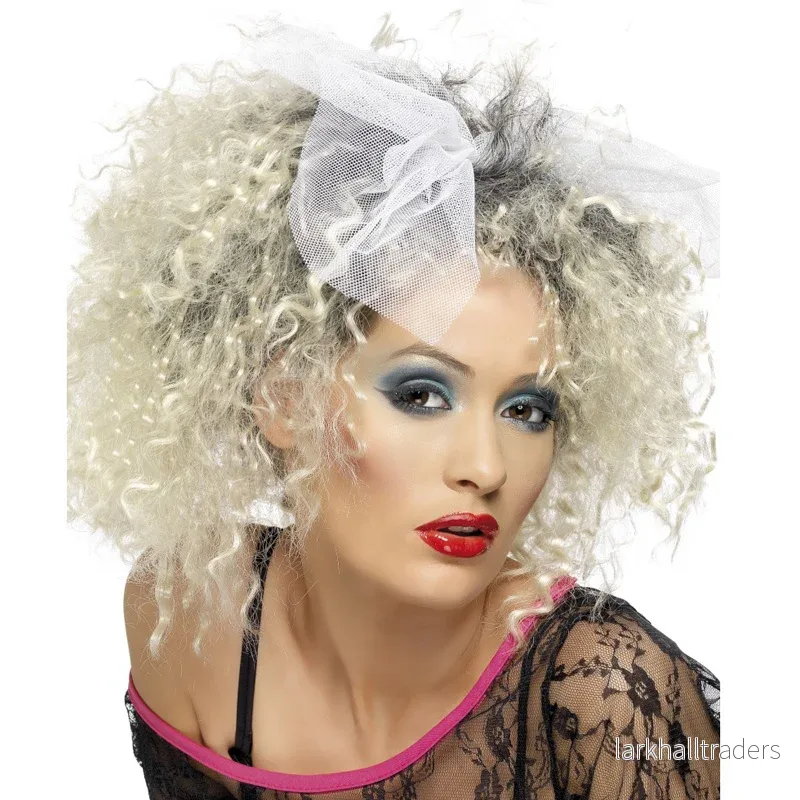 Peruk, 80-tal wild child blond