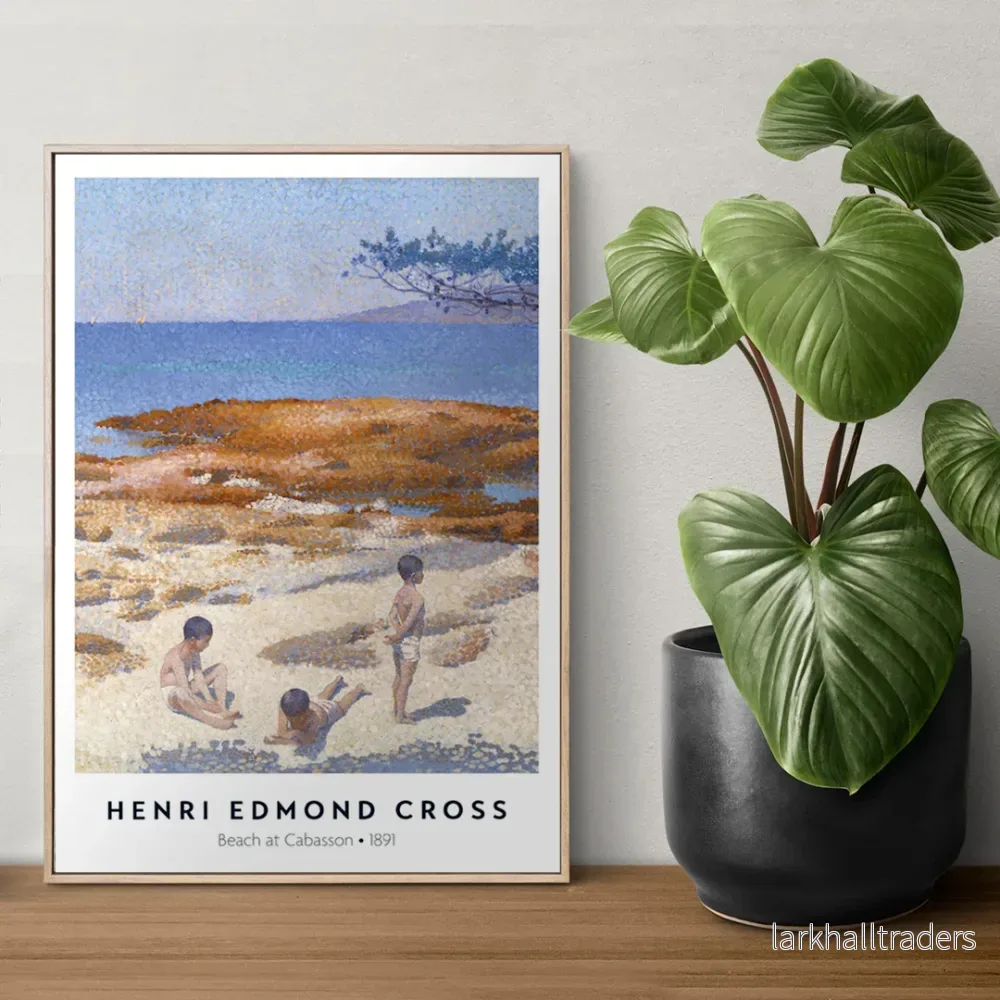 Strand vid Cabasson Poster